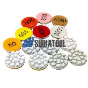 1 Inch/25mm Diamond Polishing Pad Stone 50-3000 Grit Polishing Disc Wet Electric Grinder Abrasive Disc for Granite Marble Jade