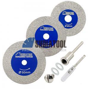 1Set/5pcs Vacuum Brazed Mini Diamond Circular Engraving Saw Blade Ultra Thin Cutting Disc with 3mm Shank for Glass Jade Crystal