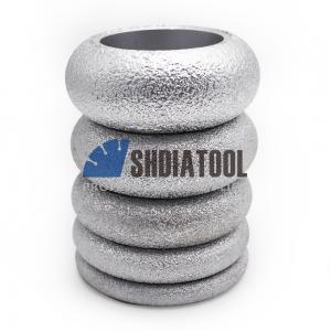 3inch 10-30mm Height Vacuum Brazed Diamond Profile Grinding Wheel Demi-bullnose Edge Marble Edging Grinding Disc Abrasive Tool