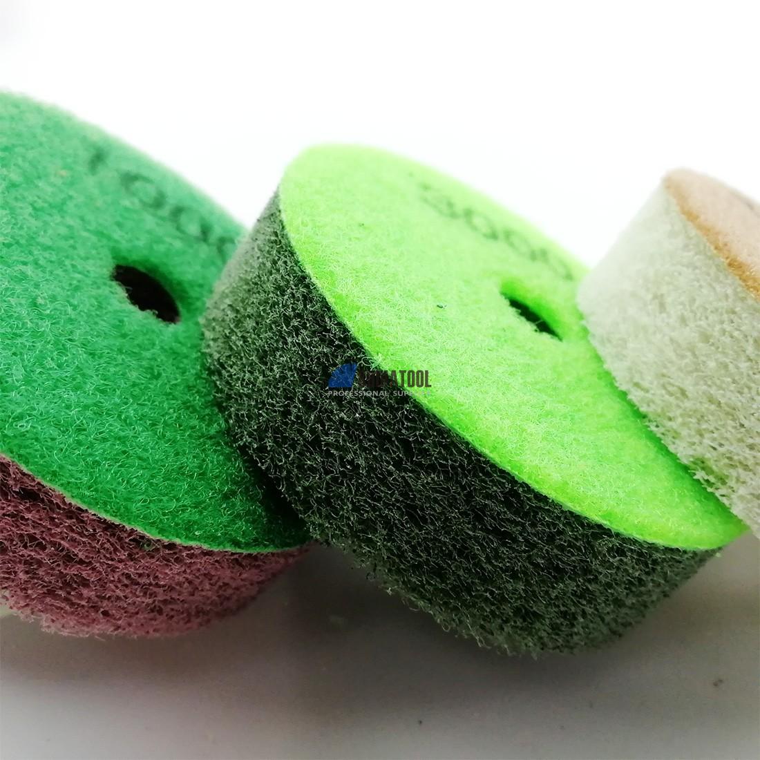 3inch/80mm Diamond Sponge Polishing Pads Thickness 25mm Sanding Disc Polishing Disc