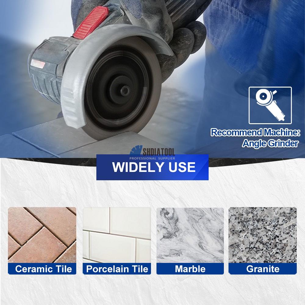 3inch/75mm Ultra-thin Turbo Mesh Diamond Saw Blade Angle Grinder Diamond Cutting Grinding Disc Cutting Disk for Marble Granite