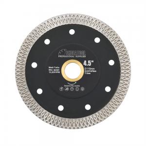 4.5in Hot Pressed Ultra-thin Mesh Turbo Diamond Saw Blade Cutting Wheel Cutting Grinding Disk for Ceramic Porcelain Tile Marble