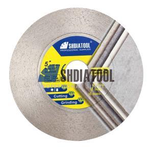 5inch/125mm Continuous Rim Diamond Wet Saw Blade Cutting Disc Porcelain Abrasive Disc Tile Cutter Cutting Wheel on Angle Grinder