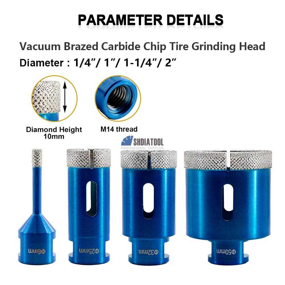 6-68MM Vacuum Brazed Arrange Orderly Diamond Drilling Core Bit Diamond Drills Hole Saw Hole Cutter Diamond Drill Bits