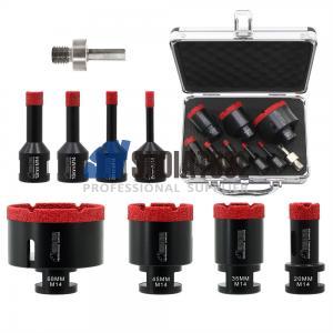 6-68mm Diamond Hole Saw Kit Diamond Core Drill Bit Set with Hex Adapter Drilling Bit Tile Cutter Hole Opener for Angle Grinder