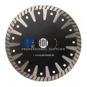 7''/180mm Hot-pressed Diamond T Segmented Turbo Protection Teeth Saw Blade Cutting Grinding Wheel Abrasive Disc for Tile Granite