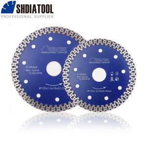 Diameter 4.5inch/5inch Hot pressed sintered A-shaped Blue Mesh turbo diamond blade