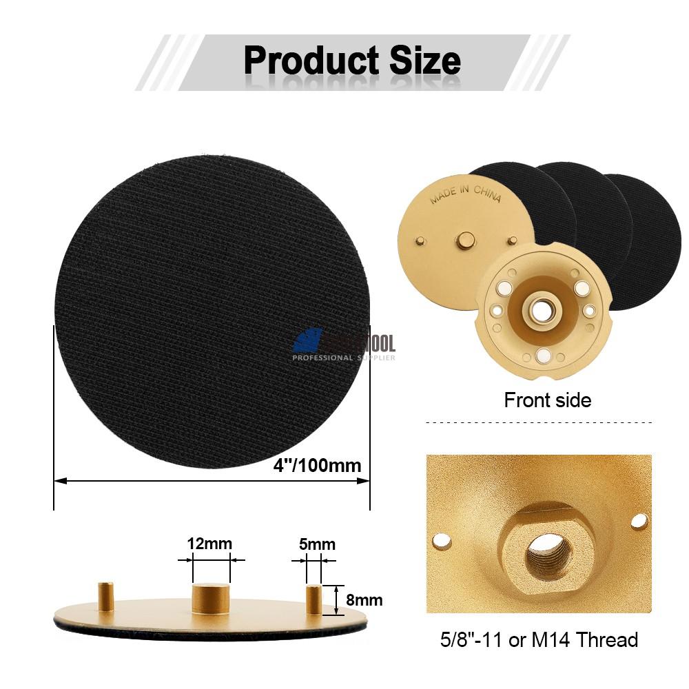 5PCS 4inch M14/5/8