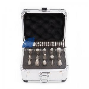 20pcs Grit 46 Aluminum Box Diamond Grinding Heads Engraving Bits Brazed Carving Tools Rotary Burr Drill Bit For Granite Stone