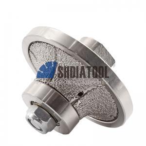 B-type Vacuum Brazed Diamond Hand Profile Router Bit Angle Grinder Full Bullnose Grinding Profiler Wheel for Granite Marble