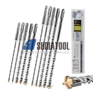Carbide Tip 4 Flutes Rotary Hammer Drill Bit SDS PLUS Electric Hammer Drill Bit Masonry Drilling Bits for Concrete Brick Wall