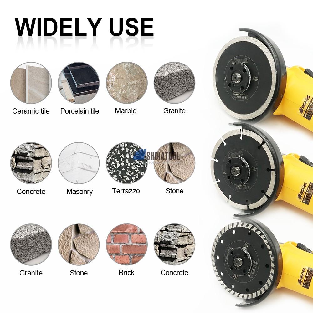 3PCS/Set 4inch Cold Pressed Dry Cutting Segment Diamond Saw Blade Cutting Blade Cut Off Wheel for Stone Granite Marble