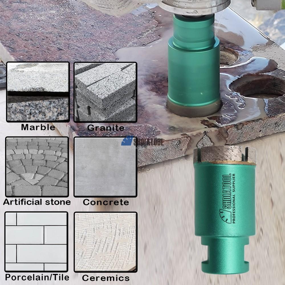 Dia20-75mm High Frequency Welded Diamond Drilling Core Bits (Wet) Hole Cutter Hole Saw for Drilling Concrete Marble Granite Tile
