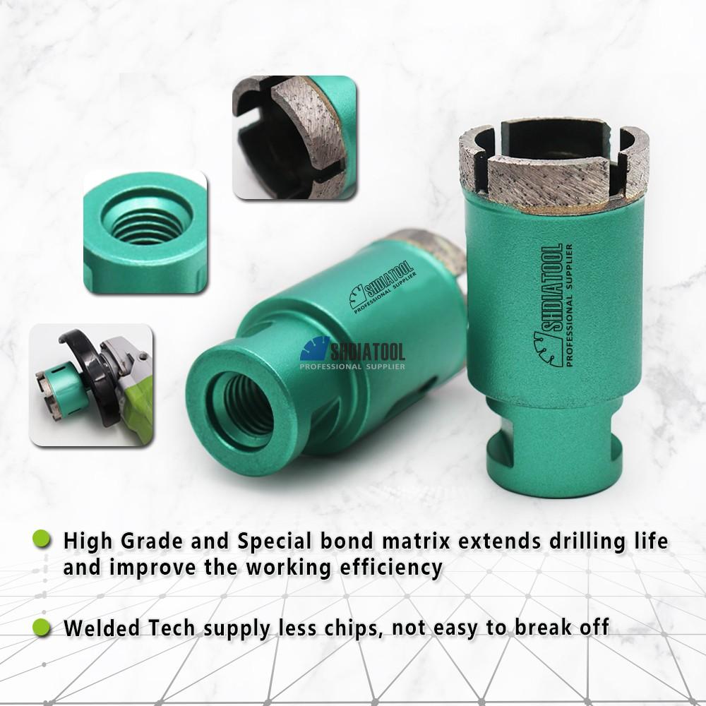 Dia20-75mm High Frequency Welded Diamond Drilling Core Bits (Wet) Hole Cutter Hole Saw for Drilling Concrete Marble Granite Tile