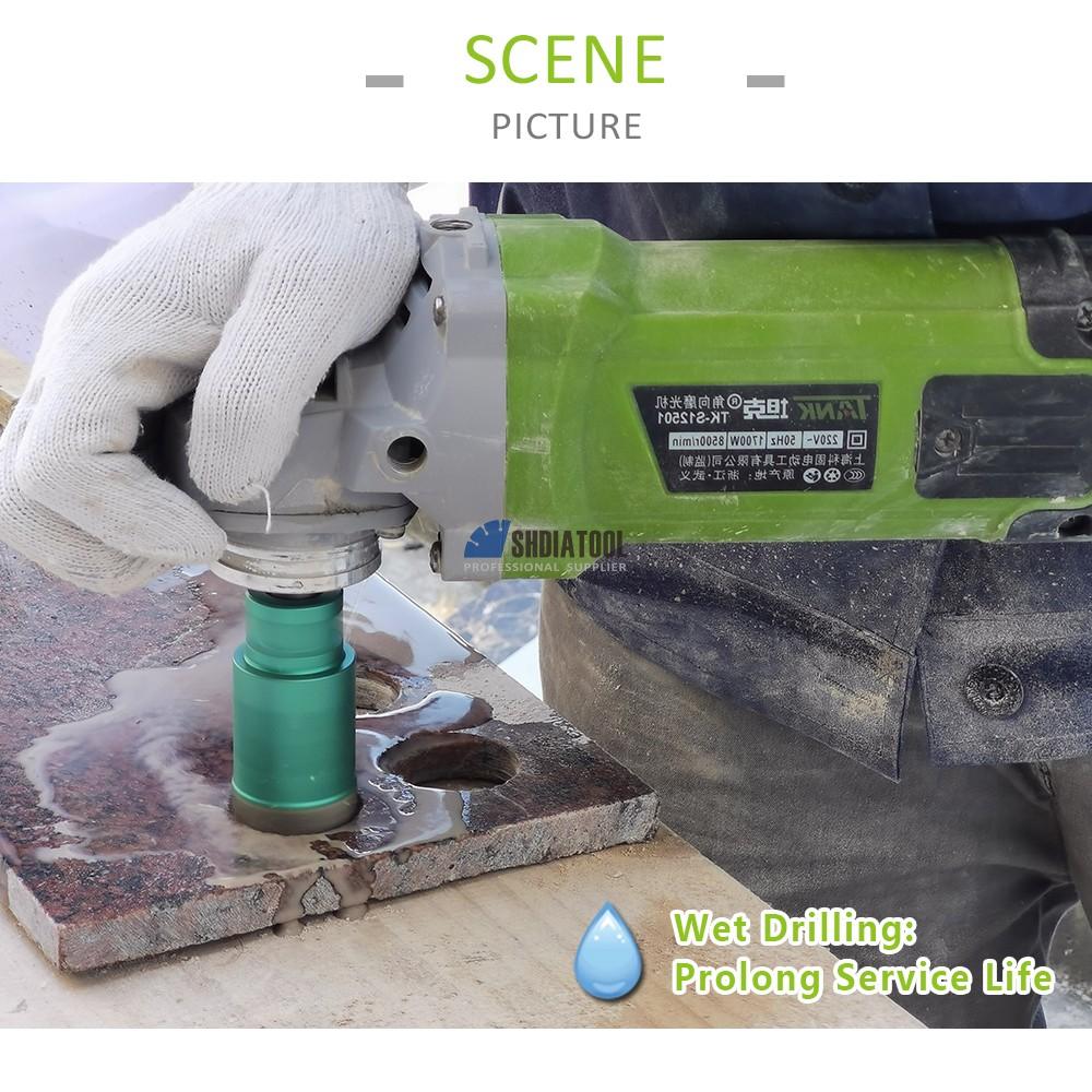Dia20-75mm High Frequency Welded Diamond Drilling Core Bits (Wet) Hole Cutter Hole Saw for Drilling Concrete Marble Granite Tile