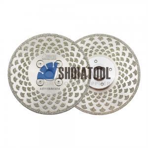 Dia4/4.5/5INCH Electroplated Double Sides Diamond Saw Blade Grinding Disc Cutting Wheel with M14 Flange Granite Marble