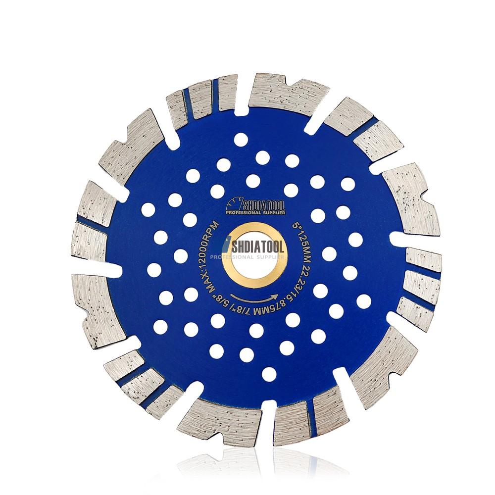 Diameter 125mm Turbo Sintered Diamond Cutting Wheel Segmented Saw blade Circular Cutting Disc