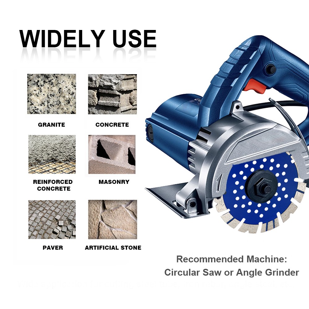 Diameter 125mm Turbo Sintered Diamond Cutting Wheel Segmented Saw blade Circular Cutting Disc