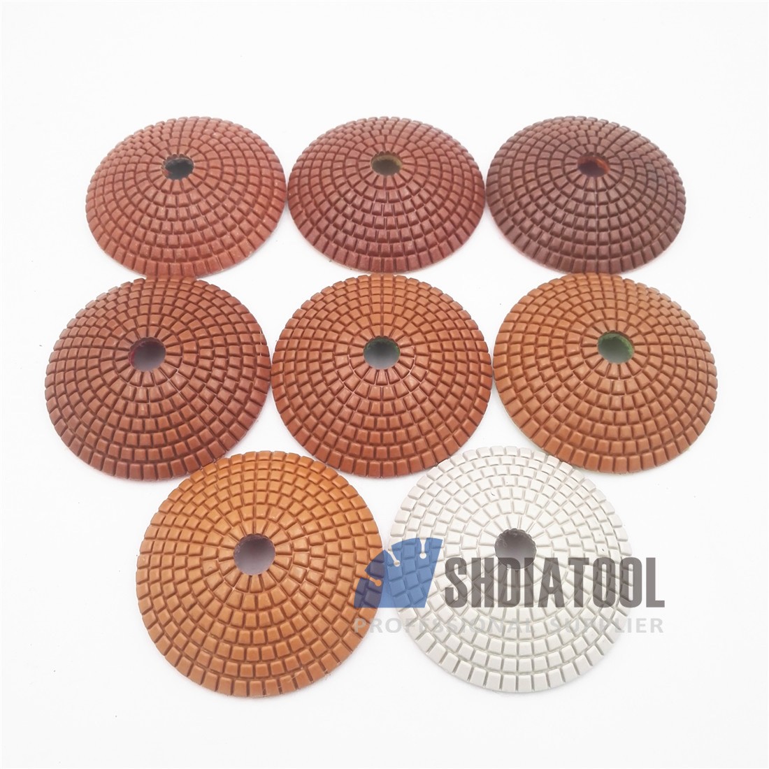 Diameter 4 Inch Bowl Shaped Wet Diamond Polishing Pads
