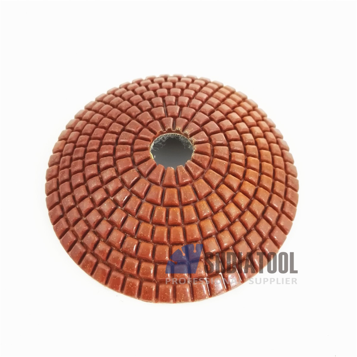 Diameter 4 Inch Bowl Shaped Wet Diamond Polishing Pads 