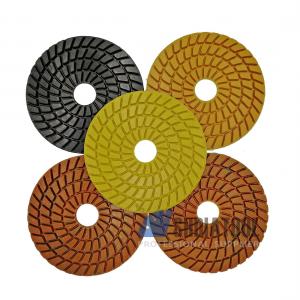 Five Step Diamond Wet Polishing Pads Diameter 4 Inch 