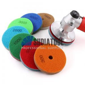 Sponge Diamond Polishing Pads Diameter 4 Inch 
