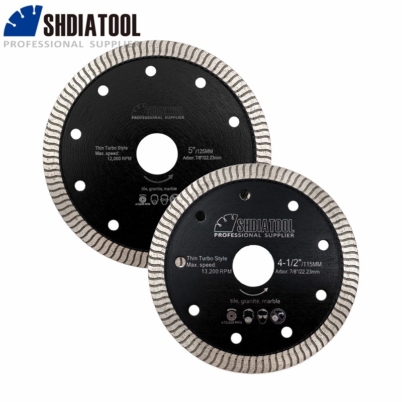 4'' 4.5'' Super Thin Turbo Diamond Cutting Disc Turbo Saw Blade Cutting Disc