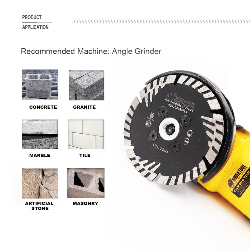 4''/4/5''/5''/7''/9'' Hot pressed Diamond Cutting Disc Saw Blade