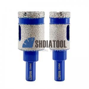 Diameter 20/25mm Vacuum Brazed Diamond Drilling Finger Milling Core Drill Bits Triangular shank For Ceramic Tile Marble Granite