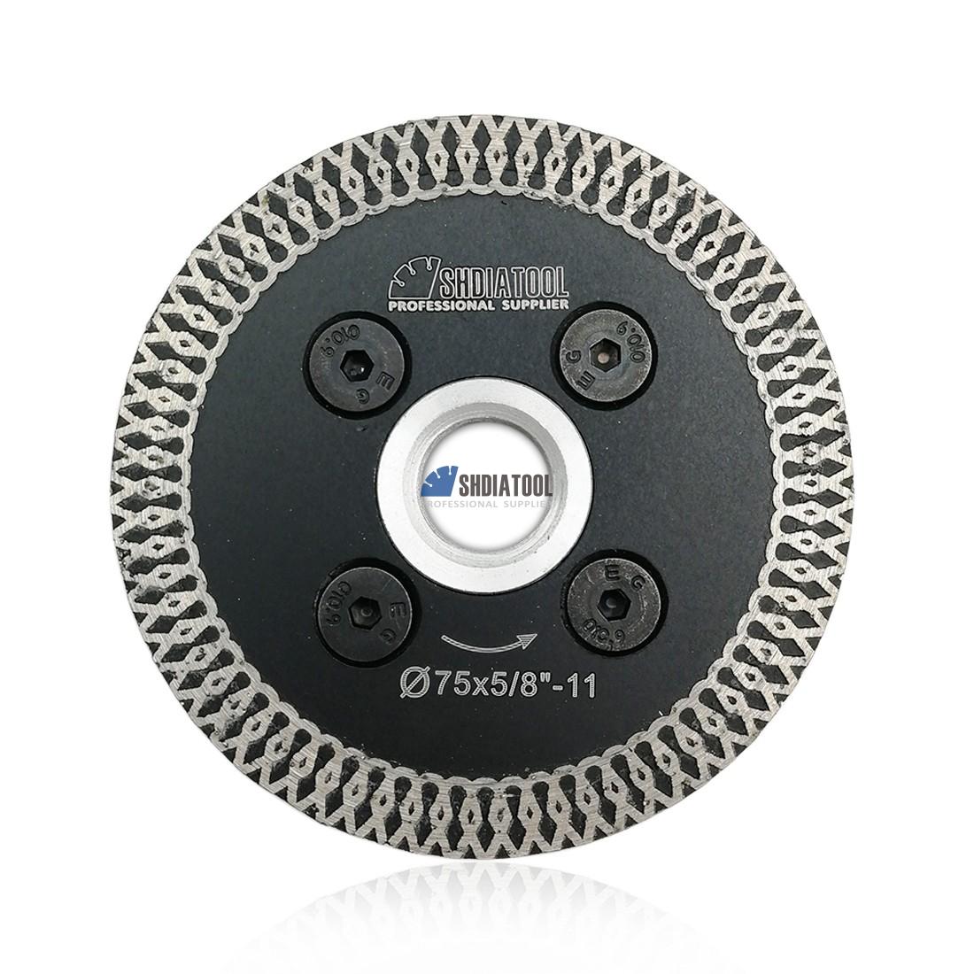 3in/75mm Diamond Engraving Saw Blade With M14 Flange Anger Grinder Cutting Disc Mini Carving Blade Concrete Granite Sandstone