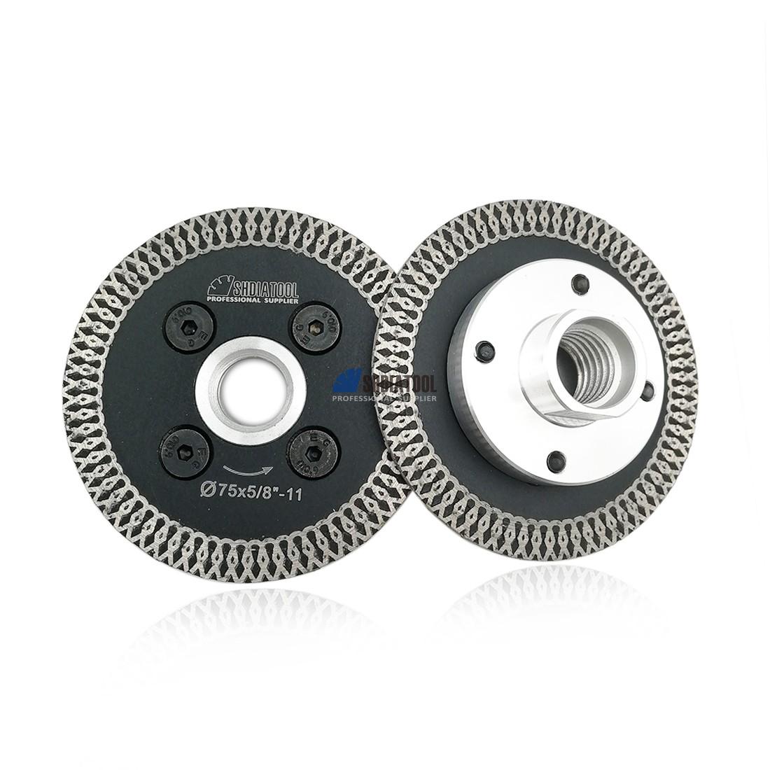 3in/75mm Diamond Engraving Saw Blade With M14 Flange Anger Grinder Cutting Disc Mini Carving Blade Concrete Granite Sandstone