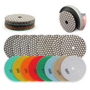 5''/125mm B-Class Top Quality Diamond Flexible Dry Abrasive Polishing Pad Polishing Sanding Disc for Marble Granite Tile