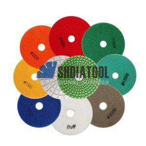 4inch/100mm A-Class Diamond Flexible Wet Polishing Pad Polishing Disc Sanding Disc for Marble Granite Tile