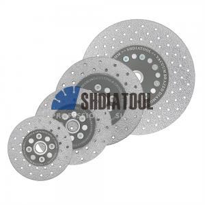 4in/4.5in/5in/7in Vacuum Brazed Diamond Grinding Wheel Cut Off Wheel Abrasive Cutting Disc 5/8''-11 Flange For Angle Grinder 4in/4.5in/5in/7in Vacuum Brazed Diamond Grinding Wheel Cut Off Wheel Abrasive Cutting Disc 5/8''-11 Flange For Angle Grinder