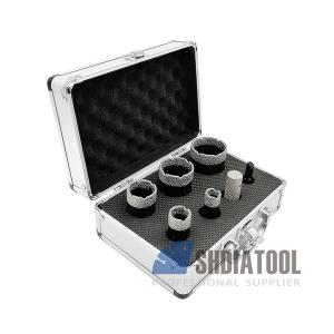 Diamond Hole Saw Kit for for Porcelain Tile Ceramic Marble Brick