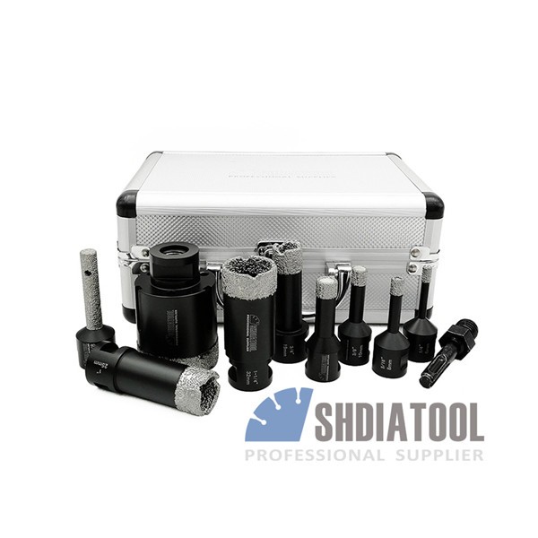 Diamond Hole Saw Kit for for Porcelain Tile Ceramic Marble Brick