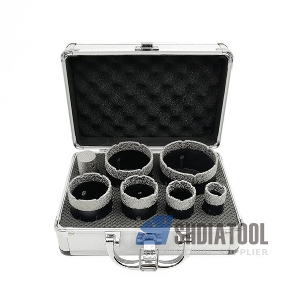 Diamond Hole Saw Kit for for Porcelain Tile Ceramic Marble Brick