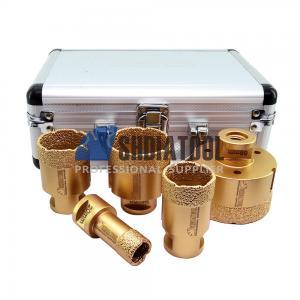 1Set/5PCS 20/35/40/50/68mm Vacuum Brazed Dry / Wet Diamond Core Drill Bits Set Tile Cutter Hole Saw for Granite Marble Stone