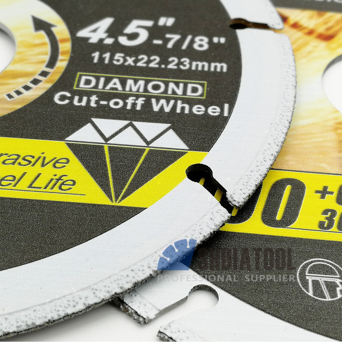 Diamond Abrasive Cut-Off Wheel for Metal (2 sizes)