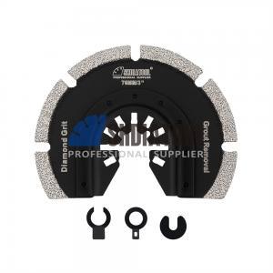 Diamond Oscillating Saw Blade Diamond Oscillating Tool Universal Multitool Cutting Blade for Grit Grout Removal on Cement Brick
