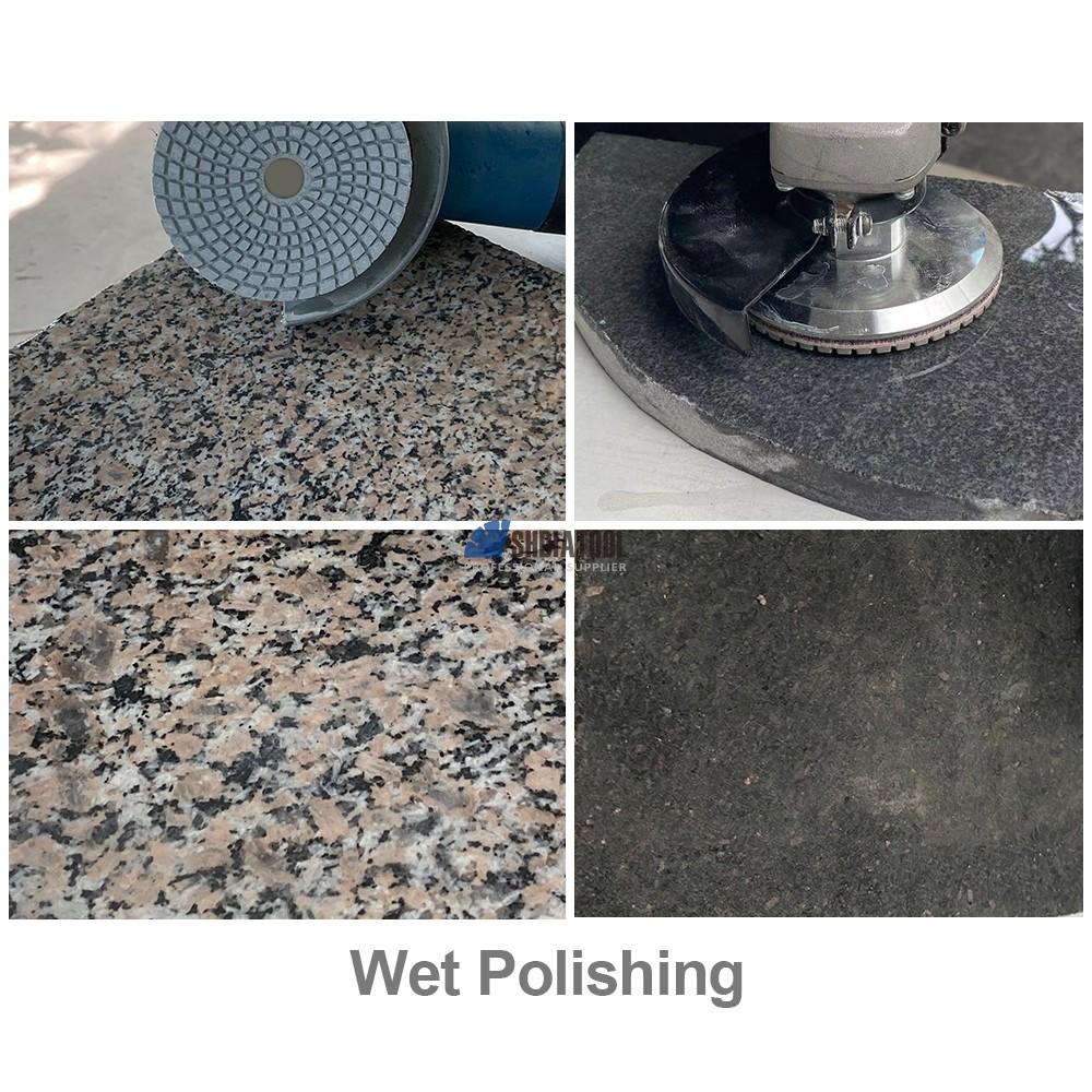 4in/100mm Wet Flexible Diamond Polishing Pads High Efficiency Marble Granite Polishing Pad Sanding Disc