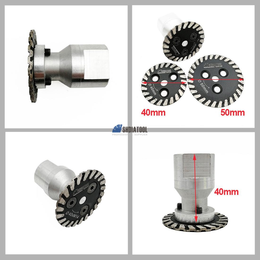 40/50mm Diamond Saw Blade With Removable Flange M14 Engraving Cutting Disc Carving Concrete Granite Sandstone
