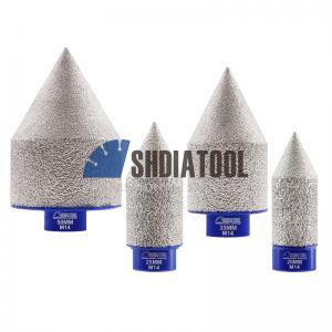 20/25/35/50mm M14 or 5/8''-11 Thread Diamond Vacuum Brazed Chamfering Milling Finger Bits