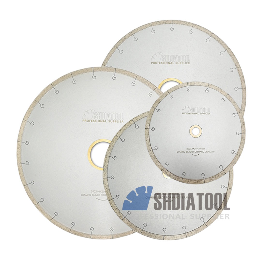 Diamond ceramic blades with hook slot (4 sizes available)