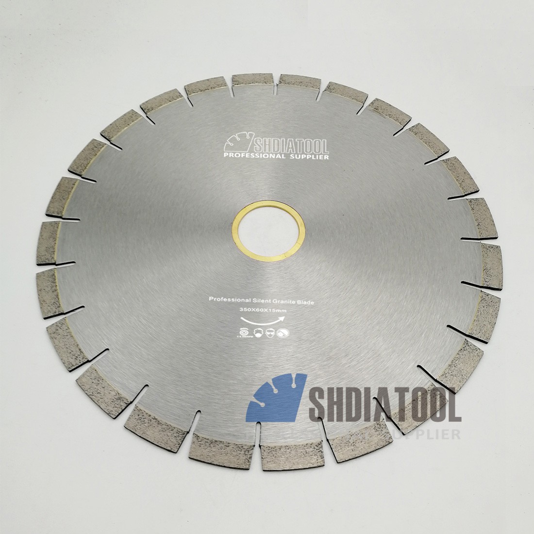 14in/370mm Laser Welded Diamond Segmented Silent Saw Blade Cutting Grinding Disc Cutting Blade Cutting Wheel for Reinforced Concrete
