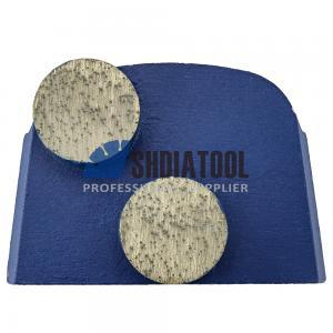 Double Dot Segments Concrete Epoxy Floor Diamond Grinding Shoe Diamond Grinding Block Abrasive Block for LAVINA Grinding Machine
