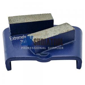 Double Segments Metal Bond Diamond Grinding Shoes for Concrete Epoxy Floor Diamond Grinding Block Abrasive Block for HTC Grinder