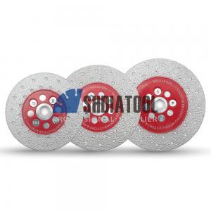 Double Sided Vacuum Brazed Diamond Grinding Wheel Cutting & Grinding Disc With M14 Thread High Quality