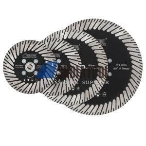Dual-Action Sintered Diamond Circular Saw Blade Multi-Function Wet/Dry Cutting & Grinding Disc for Marble Granite Stone & Tile