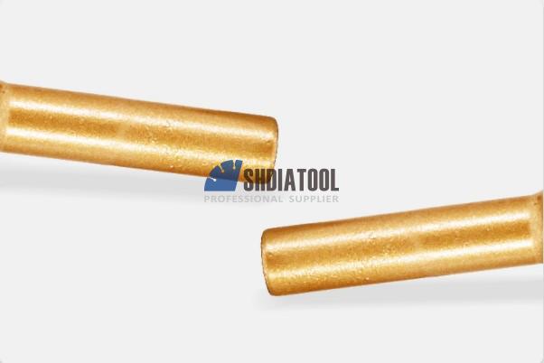 Durable Brazed 6mm Shank Diamond Grinding Carving Tool Metal Burrs Grinding Head Bit for Cast Iron Steel Trim Burrs Router Bits